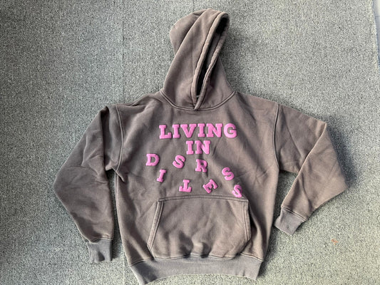 Living in Distress Hoodie (Grey)